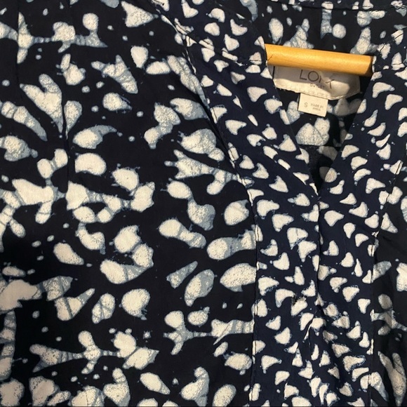 LOFT long sleeve silky blouse sz s - Picture 2 of 5